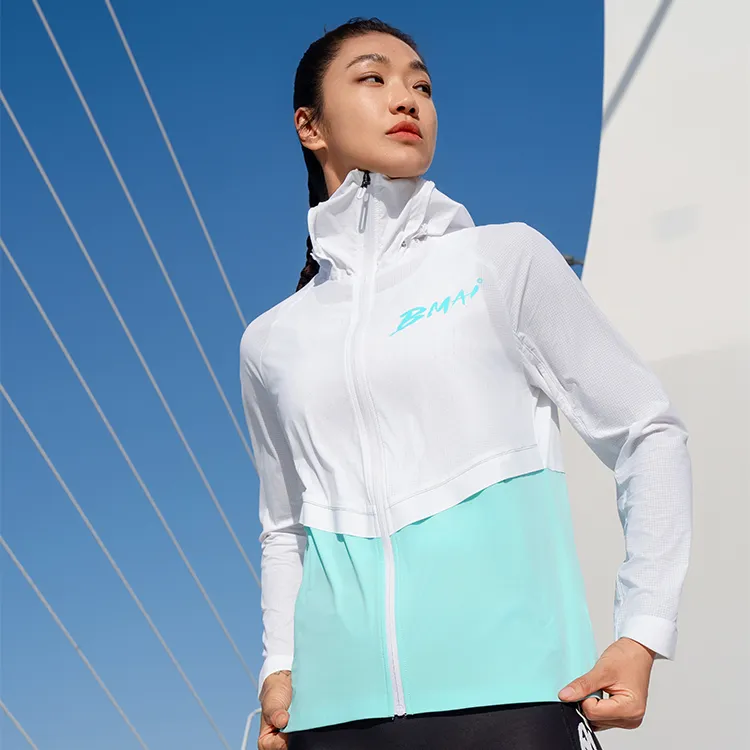 BMAI Breathable Quick Dry UV Protection Sun Protection Clothing Women's Storm White/Saint Quirin Blue-2