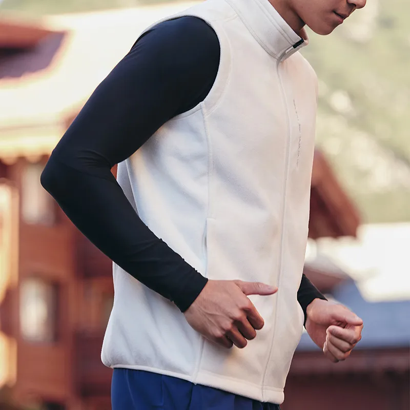 BMAI Vest Men's Dark Beige White-4