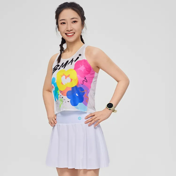 BMAI Casual Short Skirts Women's Storm White-3
