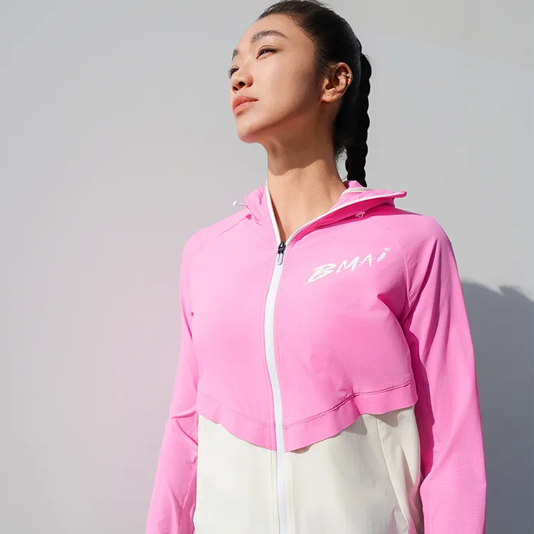 BMAI Sun Protection Clothing Women's Sugar Powder/Sea Sand White-2