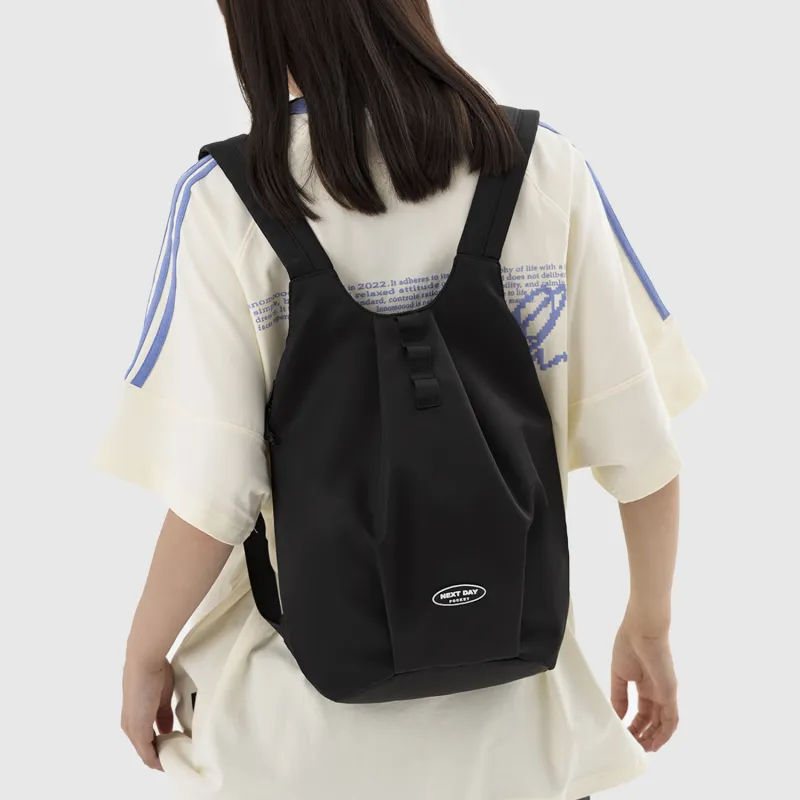NEXTDAY Nylon Backpack Unisex Black-2