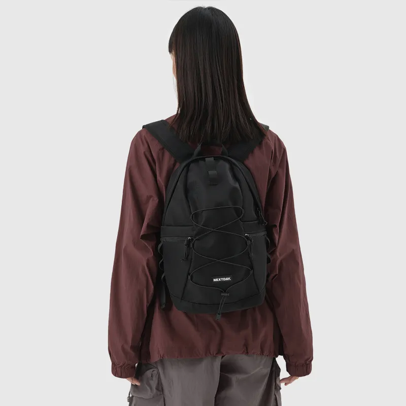 NEXTDAY Nylon Small Backpack Regular Unisex Black-2