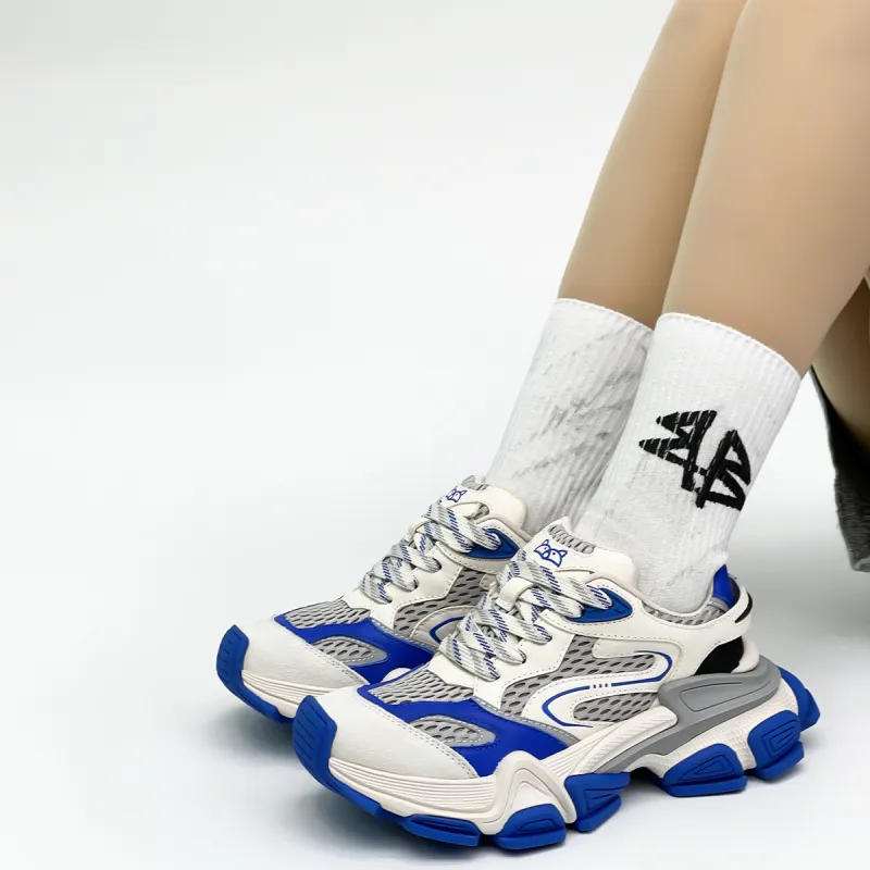 XIE SHE Height Increasing Abrasion Resistant Lightweight Low Top Chunky Sneakers Women's-16