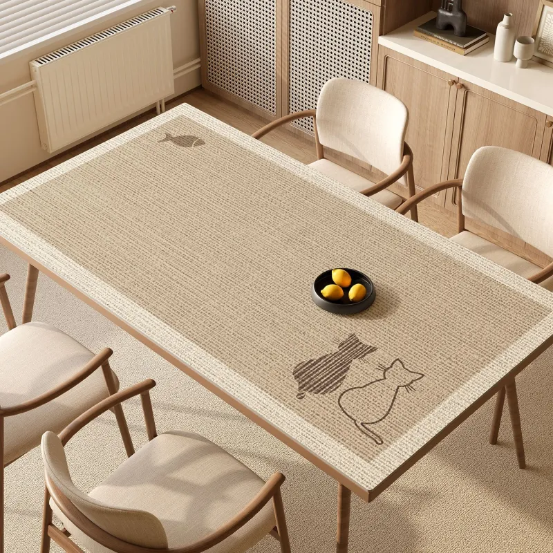 Spinning autumn pie Tablecloths / Table Mats-5