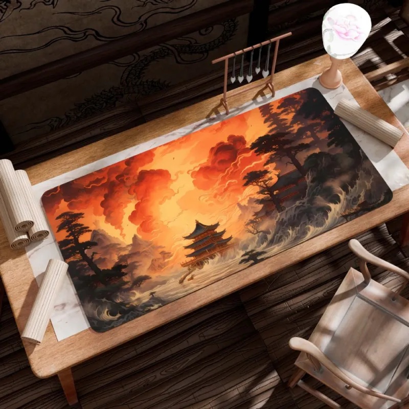 Spinning autumn pie Tablecloths / Table Mats-19