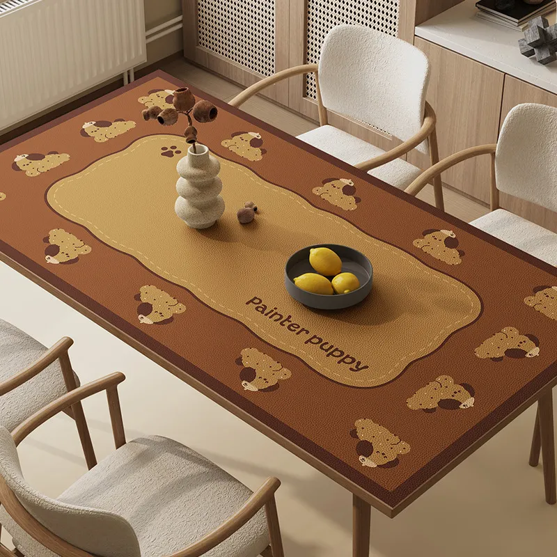 Spinning autumn pie Tablecloths / Table Mats-5