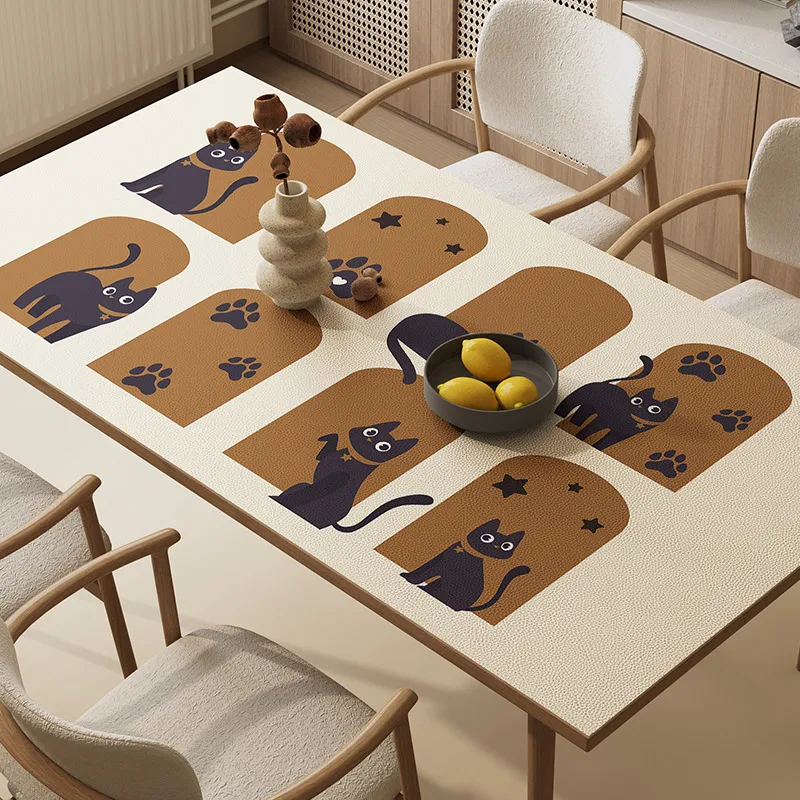 Spinning autumn pie Tablecloths / Table Mats-17