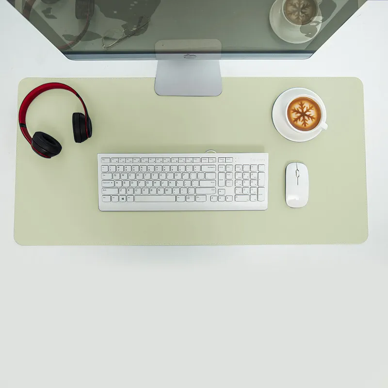Spinning Autumn Pie Desk Extra Large Leather Cushion Waterproof No Wash Coffee Table Mat For Kids' Study-3