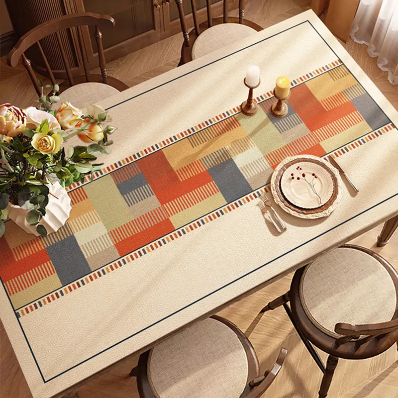 Spinning autumn pie Tablecloths / Table Mats-7