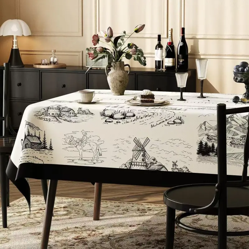 Spinning autumn pie Tablecloths / Table Mats-17