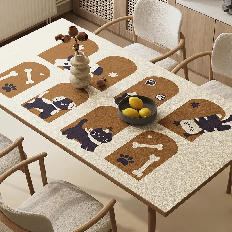 Spinning autumn pie Tablecloths / Table Mats-13