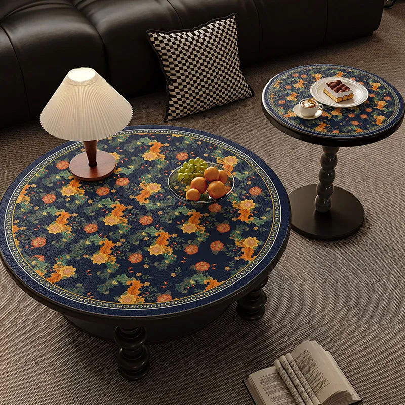 Spinning autumn pie Tablecloths / Table Mats-11