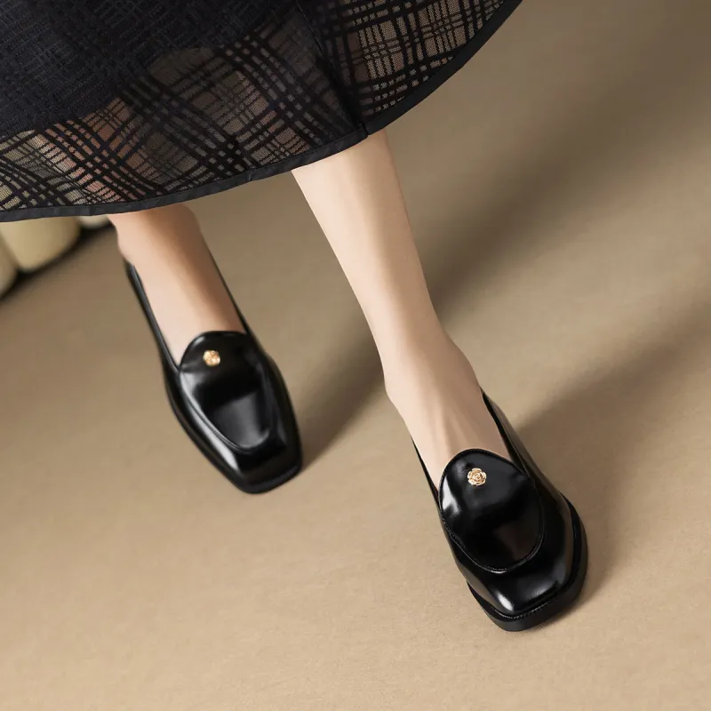 F·LOVES·f Loafers Women's Black-1