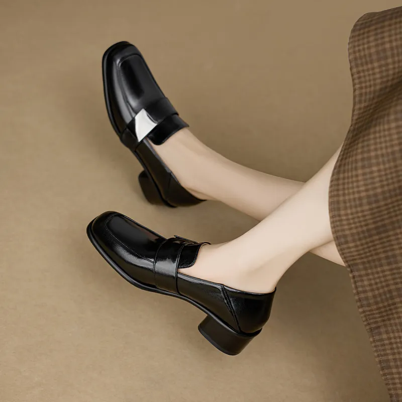 F·LOVES·f Loafers 3.5cm Women's Black-5