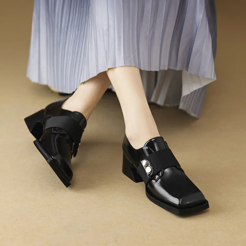 F·LOVES·f Loafers 4.2cm Women's Black-2