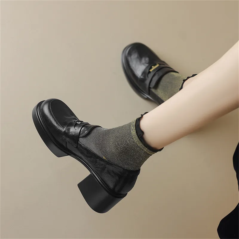 F·LOVES·f Loafers Women's Black-5