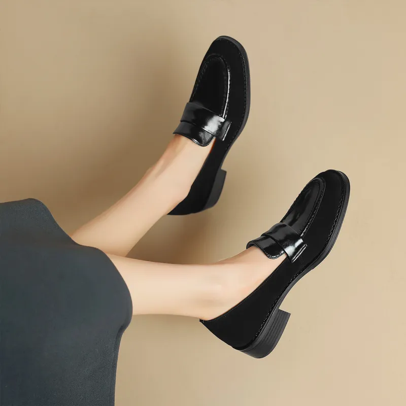 F·LOVES·f Loafers 3cm Women's Black-1