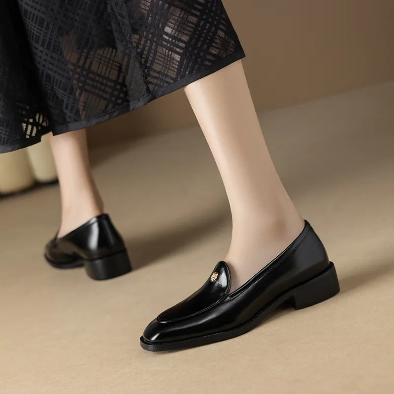 F·LOVES·f Loafers Women's Black-2