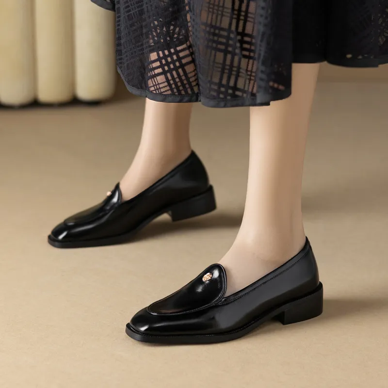 F·LOVES·f Loafers Women's Black-4