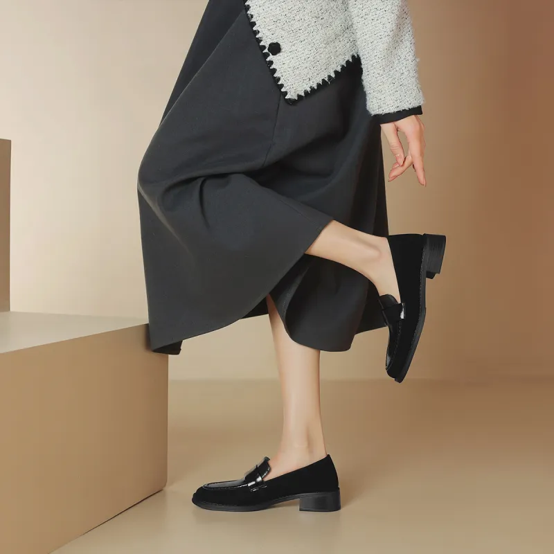 F·LOVES·f Loafers 3cm Women's Black-8