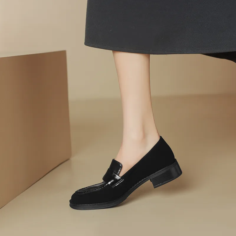 F·LOVES·f Loafers 3cm Women's Black-5