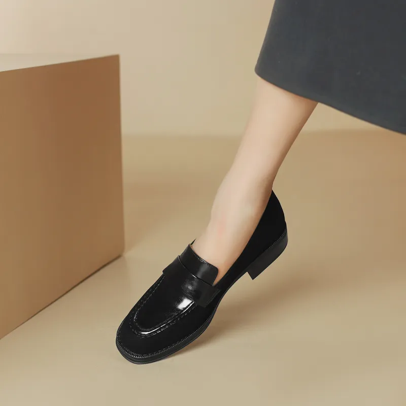 F·LOVES·f Loafers 3cm Women's Black-6