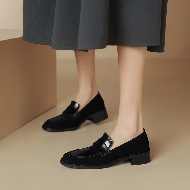 F·LOVES·f Loafers 3cm Women's Black-9