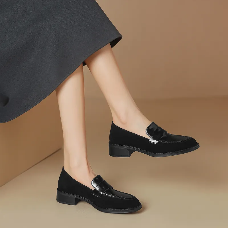 F·LOVES·f Loafers 3cm Women's Black-10