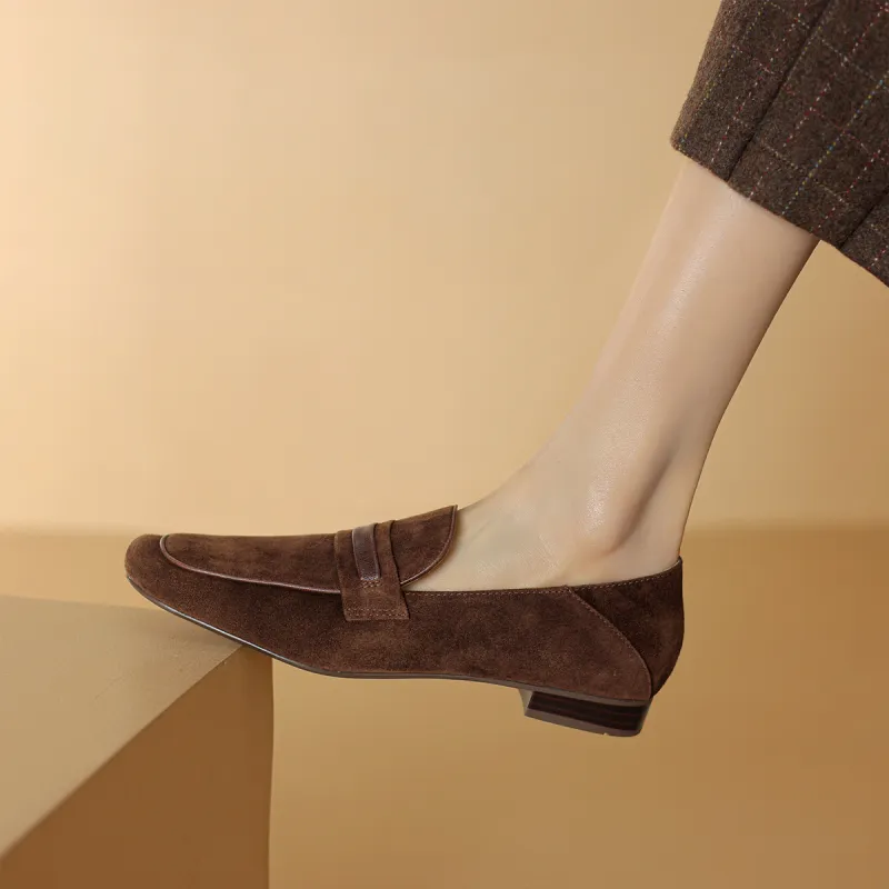 F·LOVES·f Loafers 2cm Women's Brown-4
