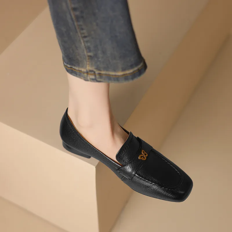 F·LOVES·f Loafers 2cm Women's Black-1