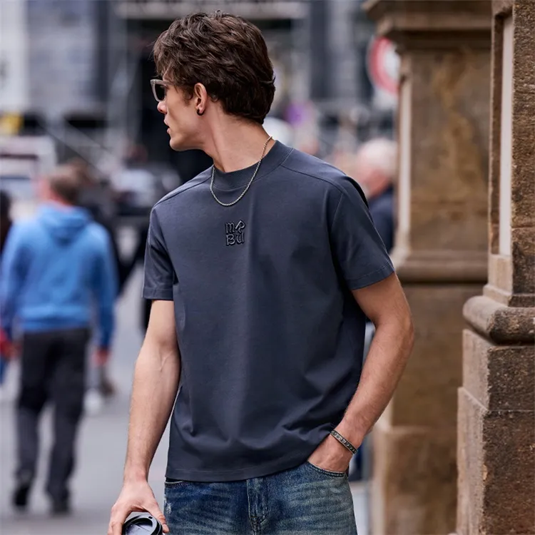 Mr.Bu T Shirts Men Ore Gray-4