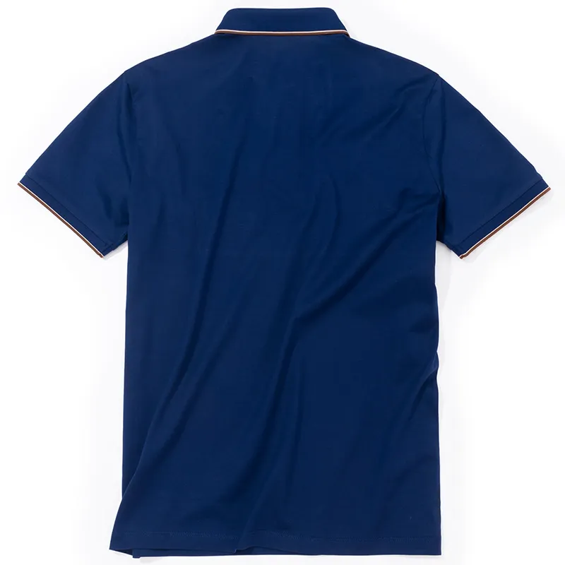 Mr.Bu Polo Shirts Men Deep Sea Blue-1