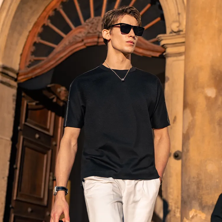 Mr.Bu T Shirt Men's Piano Black-4