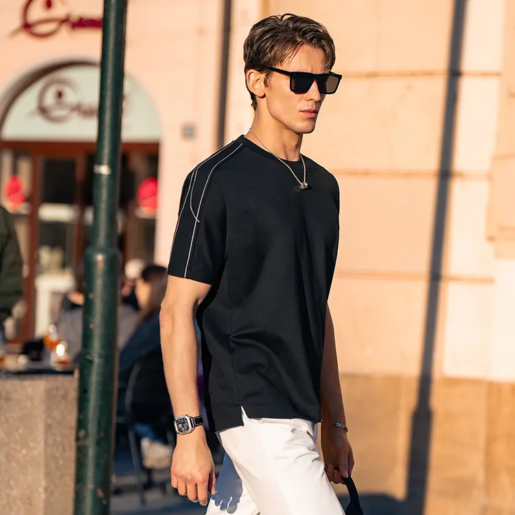 Mr.Bu T Shirt Men's Piano Black-2