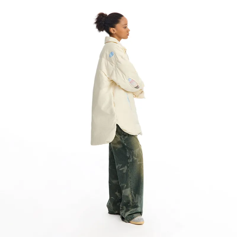 CONP Puffer Jacket Women's Light Yellow-4