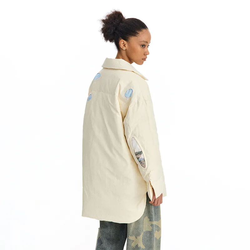 CONP Puffer Jacket Women's Light Yellow-3