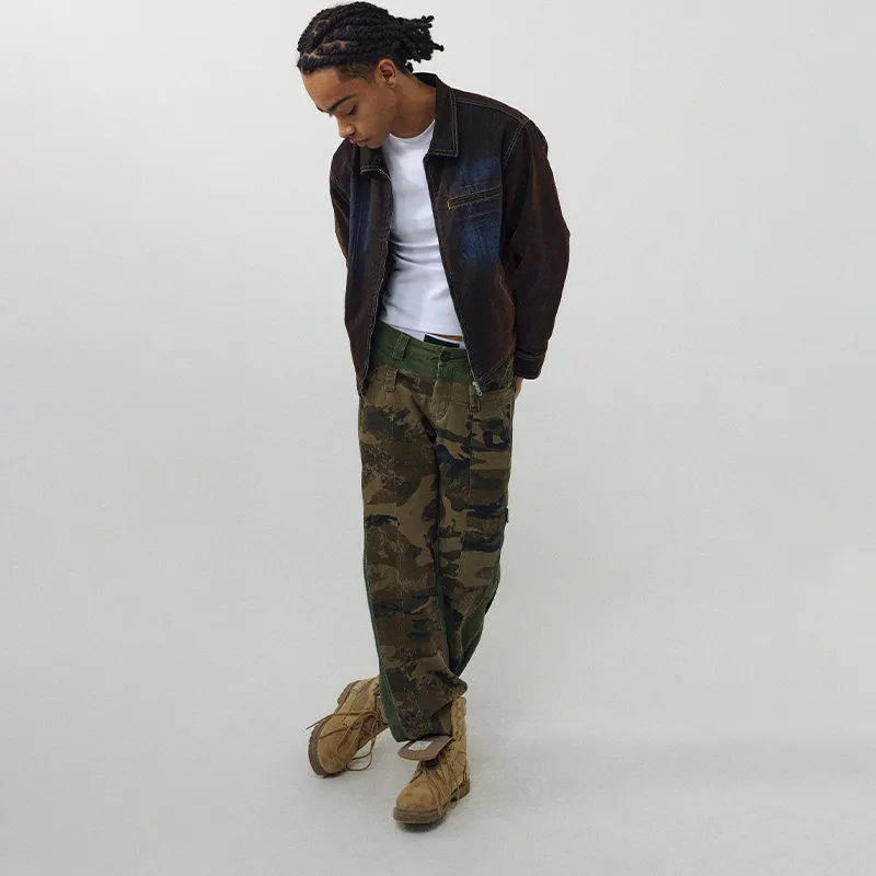 CONP Casual Pants Unisex Army Green-4