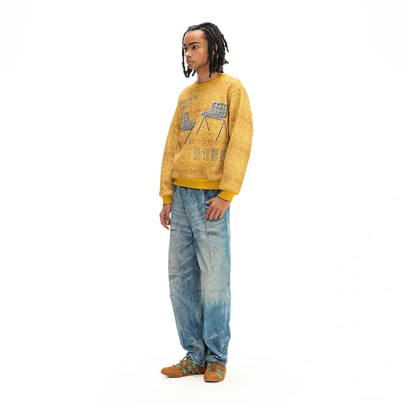 CONP Sweatshirts Unisex Yellow-3
