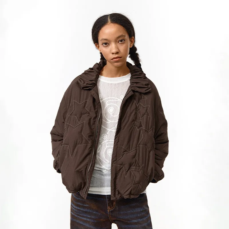 CONP AW24 Puffer Jacket Unisex Brown-4