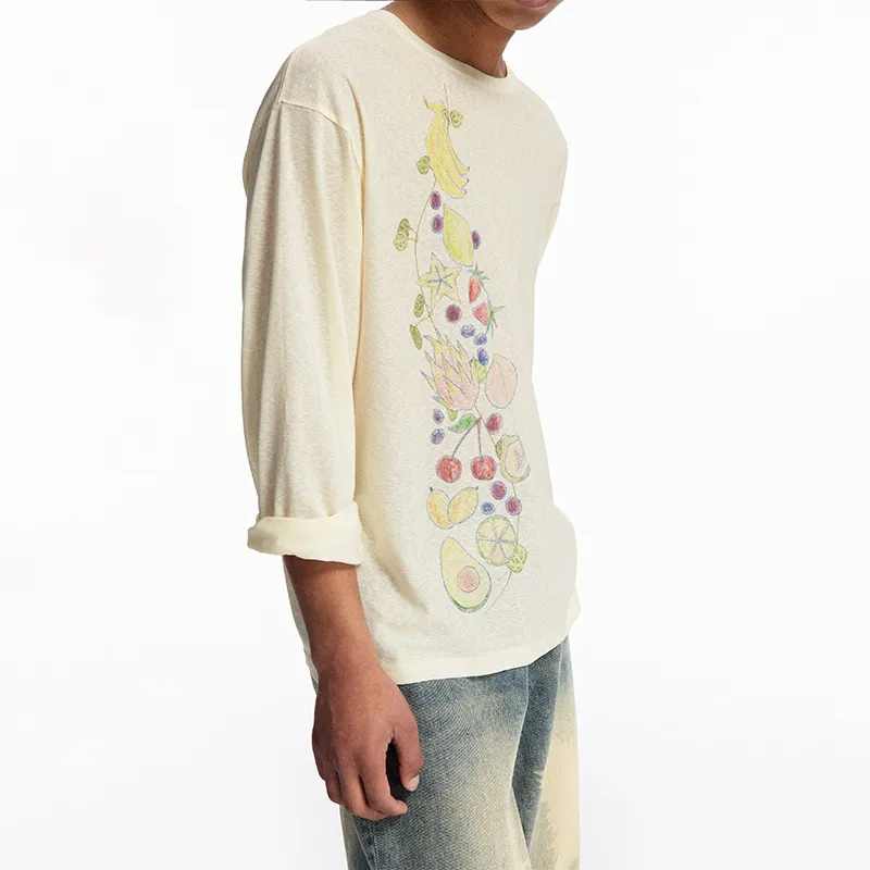 CONP T Shirts Unisex Beige Apricot-4