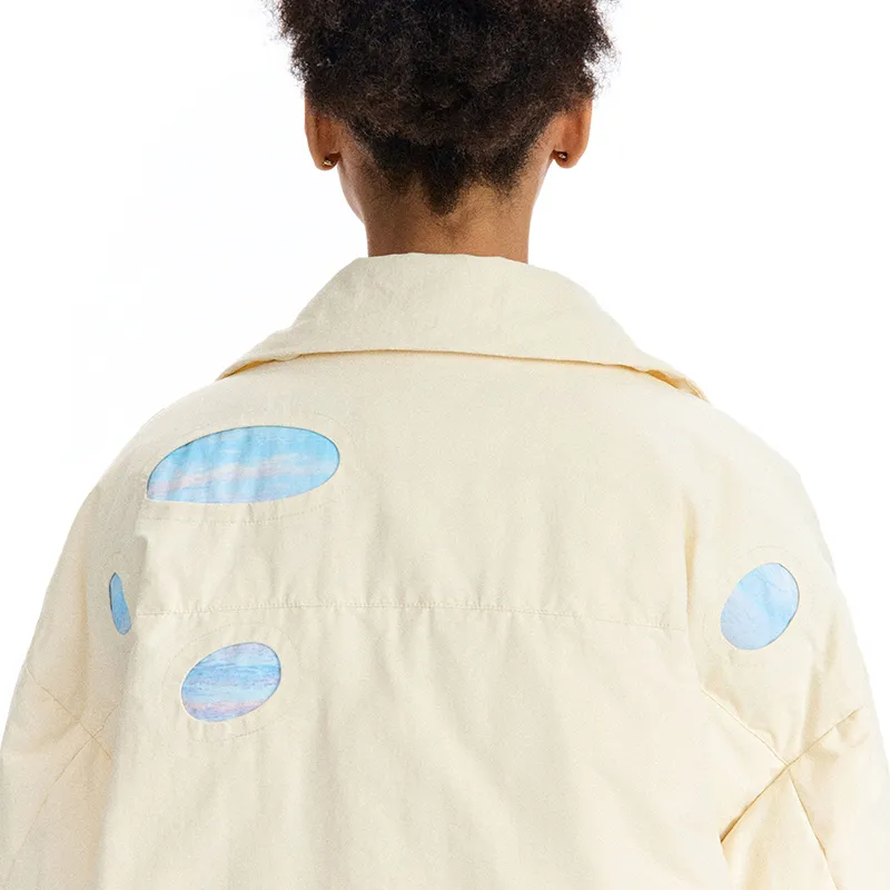 CONP Puffer Jacket Women's Light Yellow-5