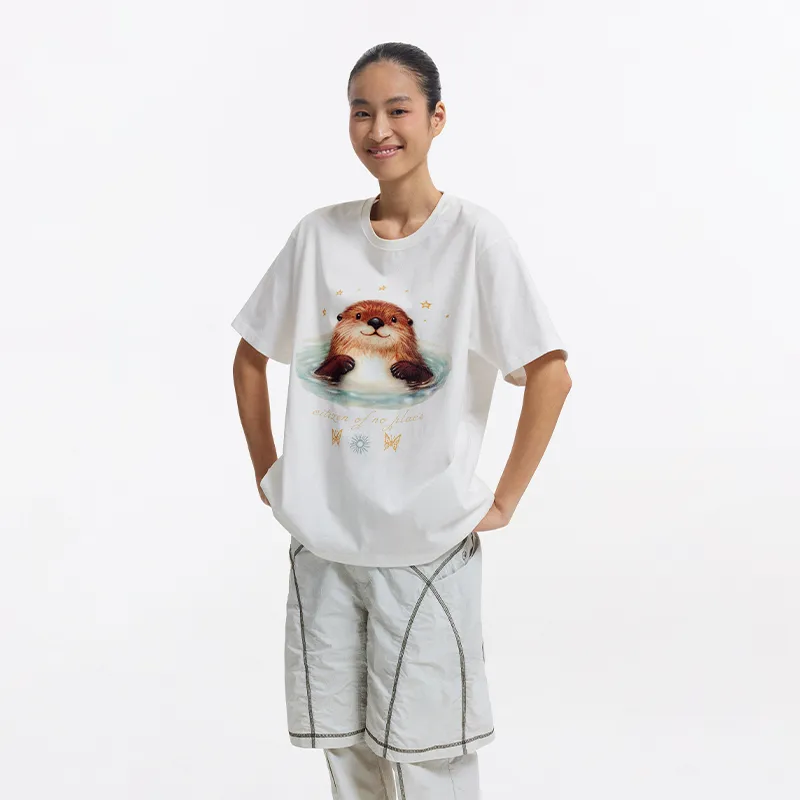 CONP T Shirts Unisex Glutinous Rice White-3