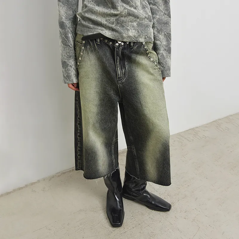 CONP Jeans Unisex Gray White-2