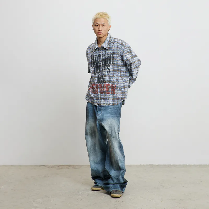 CONP Jackets Coats Unisex Distressed Cerulean-4
