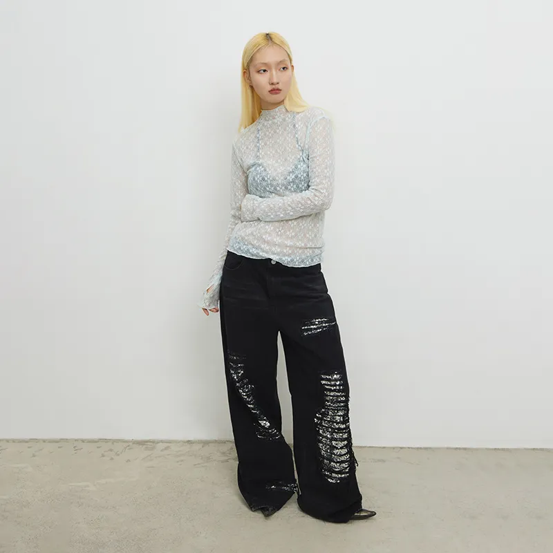 CONP Casual Pants Unisex Black-4