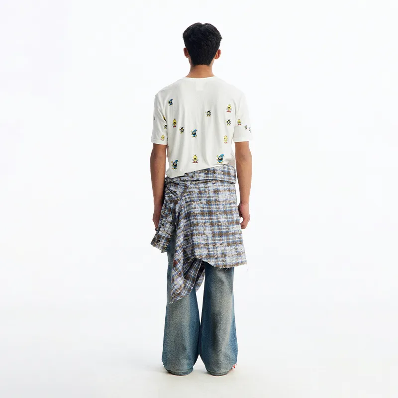 CONP T Shirt Unisex Micro Texture White-2