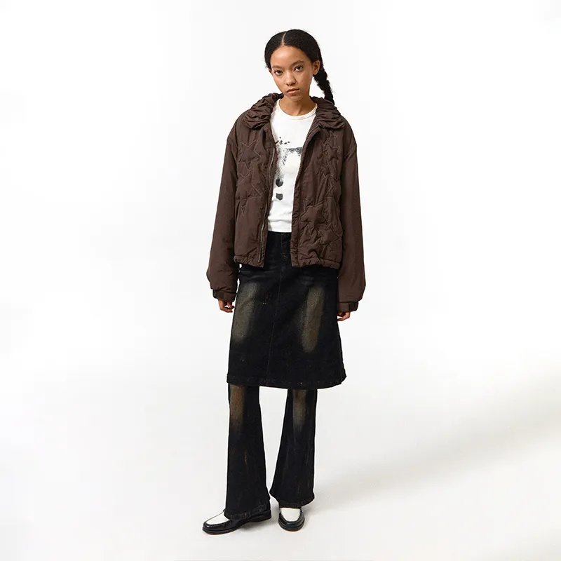CONP AW24 Puffer Jacket Unisex Brown-5