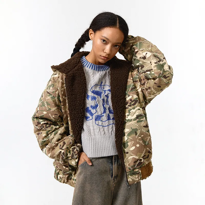 CONP AW24 Jackets Coats Unisex Light Coffee-3