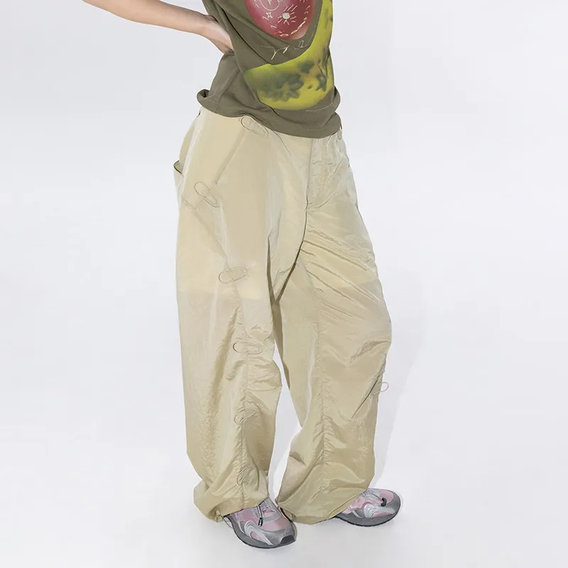 CONP Casual Pants Unisex Green Khaki-3