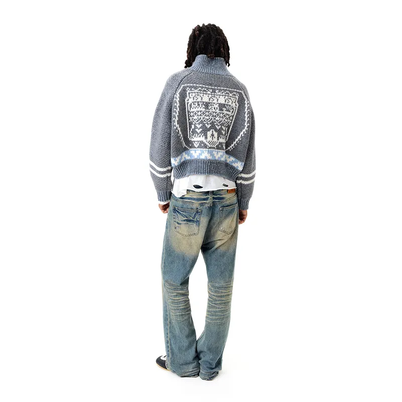 CONP Sweaters Unisex Gray Blue-2